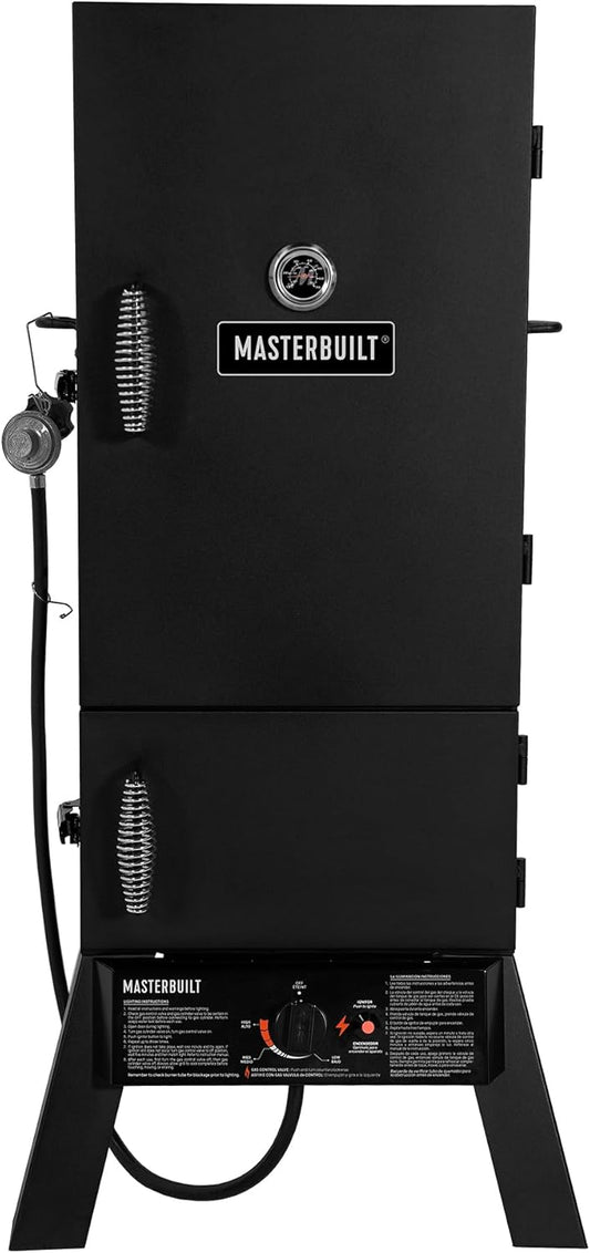 Masterbuilt MPS 230S - Ahumador a Propano 30" Negro - Parrilleros Aficionados