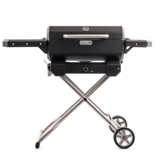 Masterbuilt Parrilla Portátil a Carbón con Carrito Plegable y Control de Temperatura - Parrilleros Aficionados