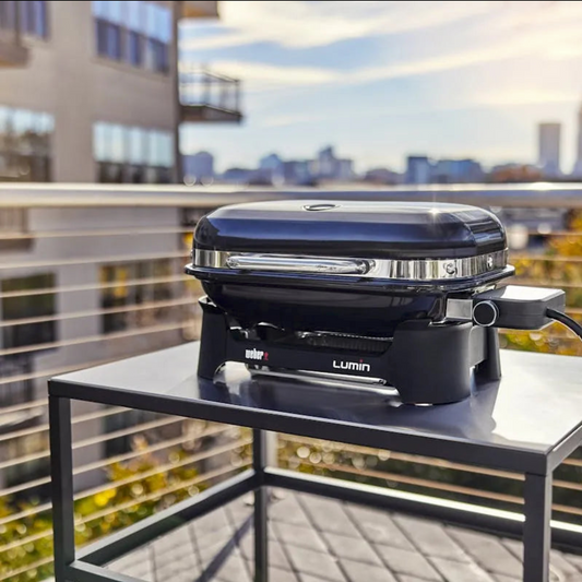 ¡Asados en cualquier lugar! Review completo de la Weber Lumin: La parrilla eléctrica perfecta para tu hogar