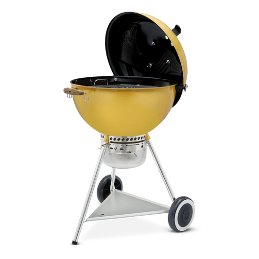 Asador De Carbón Kettle 70 Aniversario, 22" (Hot Rod Yellow)