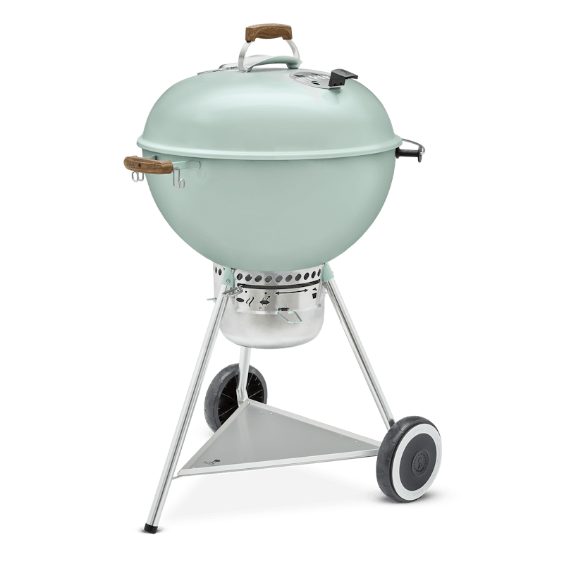 Asador De Carbón Kettle 70 Aniversario, 22" (Rock N Roll Blue)