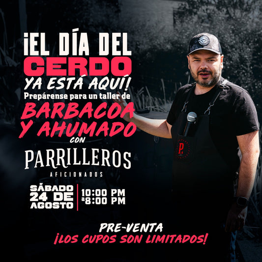 Taller de Bbq y Ahumados Cerdo  - ¡Medellín!