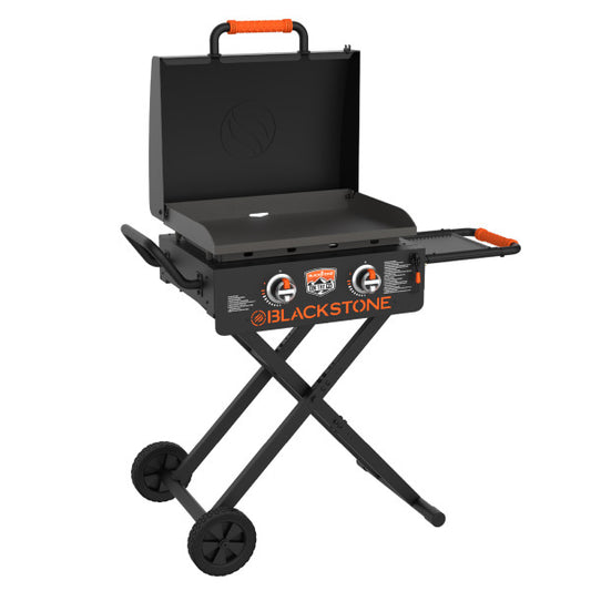 Plancha Blackstone portátil con soporte plegable, ideal para asados, parrilla y bbq